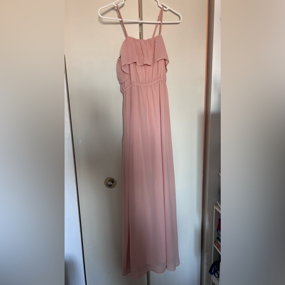 ✨LIKE NEW ✨ Salmon Pink Maxi Summer Dress - Picture 3 of 3